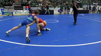 138 lbs Champ. Rd Of 32 - Elijah Lopez, Ubasa Trained vs Brady Klocke, Iron Rams Wrestling Club