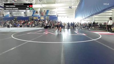 135 lbs Cons. Round 2 - Jina Costas, Olathe West vs Brooke Downs, Derby