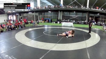 170 lbs Faith Stevenson, Arizona vs Sonora Reece, Oklahoma
