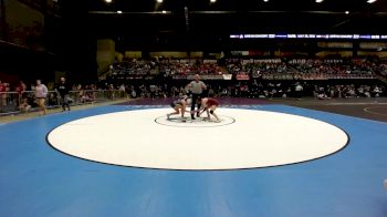 120 lbs Champ. Round 1 - Ruby Becker, St. James Academy vs Kenlee Vehige, Hays HS
