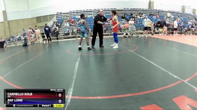 106 lbs Champ. Round 1 - Carmello Kolb, OH vs Ray Long, IL