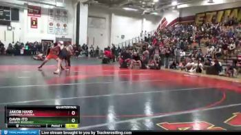 182 lbs Quarterfinal - Davin Ito, Eleanor Roosevelt vs Jakob Hand, Centennial/Corona