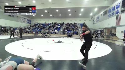 160 lbs 5th Place Match - Casey Otero, Cerritos College vs Ashliegh Terry, Cuesta College