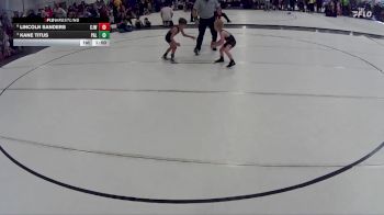 17 lbs Quarterfinal - Kane Titus, Palmer vs Lincoln Sanders, Crawford Jr. Wrestling
