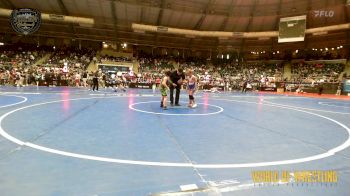 76 lbs Consi Of 4 - Sereniti Mann, Smith Wrestling Academy vs Leia McCallie, MTC