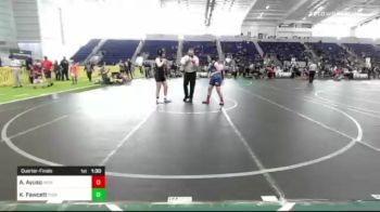 155 lbs Quarterfinal - Kalayia Fawcett, Pioneer Grappling vs Abigail Ayuso, Iron Addicts