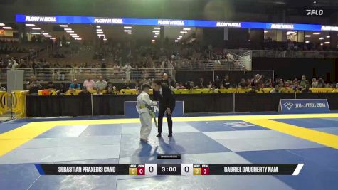 Gabriel Daugherty Nam vs Sebastian Praxedis Cano 2025 Pan Kids Jiu-Jitsu IBJJF Championship