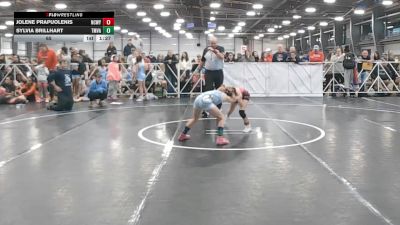 65 lbs Round 3 (12pm Friday) - Sylvia Brillhart, Team VA/USA vs Jolene Prapuolenis, NCWAY National Team