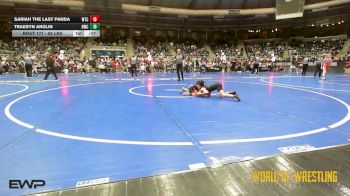 55 lbs Semifinal - Sariah The Last Panda, WTC vs Traesyn Anglin, Hawks WC Lincoln