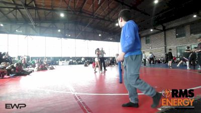 85 lbs Rr Rnd 2 - Andrea Stinson-McNatt, Mojo Mulisha 12u vs Yaretzi Rojas, Team Tulsa Girls NDT