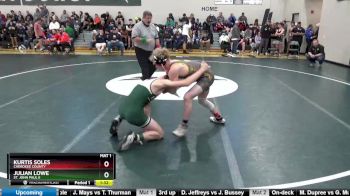 132 lbs Quarterfinal - Julian Lowe, St. John Paul II vs Kurtis Soles, Cherokee County