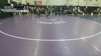 160 Frosh/soph 3rd Place Match - Julie Maylum, Wartburg vs Alexandra Grow, Iowa Central Community College