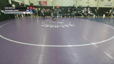 160 Frosh/soph 3rd Place Match - Julie Maylum, Wartburg vs Alexandra Grow, Iowa Central Community College