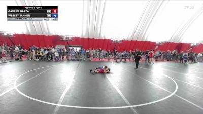 77 lbs Champ. Round 1 - Gabriel Garza, Mukwonago Wrestling Club vs Wesley Tanner, Team Nazar Training Center