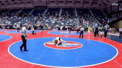 1A-120 lbs Quarterfinal - John Charles Moeser, Mt Vernon Presbyterian vs Emory Moss, Commerce Hs