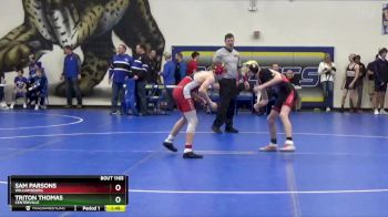 JV-2 lbs Round 3 - Triton Thomas, Centerville vs Sam Parsons, Williamsburg