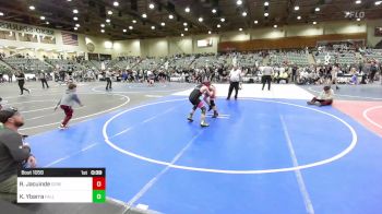 114 lbs 2nd Place - Rambo Jacuinde, Ceres Pups WC vs Kaidan Ybarra, Fallon Outlaws WC