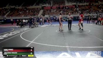 165 lbs Semifinal - Arianna Mauch, Perry vs Aime Perez, Central