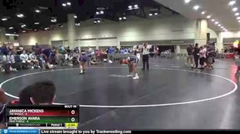 114 lbs Round 9 (10 Team) - Emerson Avara, MXW Purple vs Javanica Mickens, The Angels