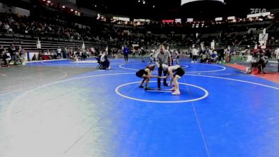 100 lbs Consi Of 16 #1 - Julian Bijaczyk, Stray Dawgs vs Shyla Fleetwood, Golden Girls Wrestling