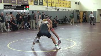 157 lbs Cons. Round 2 - Markus Zahn, Delta College vs Adrian Deleon, Fresno City College