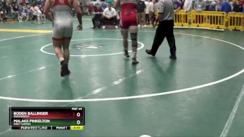 190 lbs Cons. Round 4 - Malakii Pinkelton, Port Clinton vs Boden Ballinger, Wadsworth
