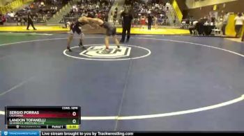 138 lbs Cons. Semi - Landon Tofanelli, Silverback Wrestling Club vs Sergio Porras, California