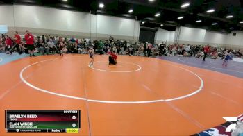 48-49 lbs Round 2 - Braelyn Reed, Texas vs Elan Winski, Scots Wrestling Club
