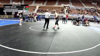 D1-165 lbs Champ. Round 1 - Hunter Benavidez, Boulder Creek High School vs Jeremy LeBlanc, Liberty High School