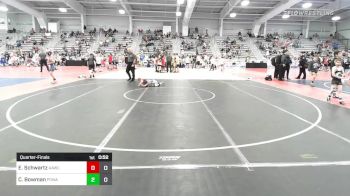 52 lbs Quarterfinal - Ethan Schwartz, All-American Wrestling Club vs Channing Bowman, POWA