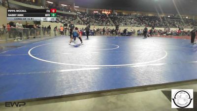 118 lbs Consi Of 16 #1 - Pippa McCall, Fort Gibson vs Gabby Kirk, Guthrie