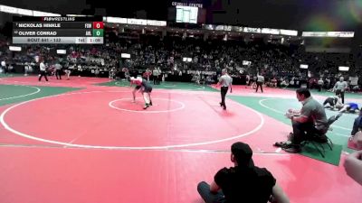 132 lbs Champ. Round 3 - Nickolas Hinkle, FSWA vs Oliver Conrad, AVL1
