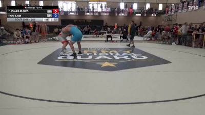 285 lbs Cons. Round 1 - Jonas Floyd, Iowa vs Thai Cam, Team Zapas Wrestling Club