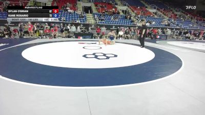 190 lbs Cons. Rd Of 64 - Dylan O'Brian, CT vs Kane Rosario, TX