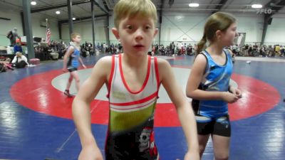 80 lbs Rr Rnd 3 - Jaxon Hughes, Backyard Brawlers vs Emery Hazelwood, Backyard Bullies Wrestling Club