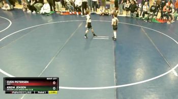 46 lbs Cons. Semi - Krew Jensen, Payson Lion Wrestling Club vs Sven Petersen, JWC