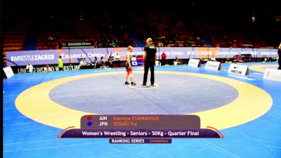50kg Quarterfinal - Yui Susaki, Japan vs Kseniya Stankevich, AIN