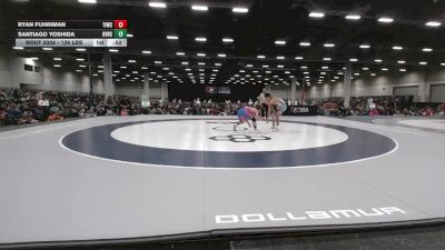 126 lbs Cons. Sub-rd Of 32 - Santiago Yoshida, Del Valle High School Wrestling vs Ryan Fuhriman, Team Idaho Wrestling Club