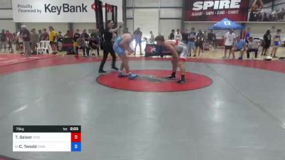 79 kg Round Of 128 - Tate Geiser, Ohio vs Cade Tenold, Iowa