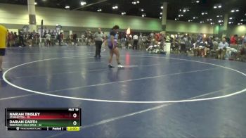 190 lbs Round 3 (6 Team) - Darian Earth, Nebraska Hula Girls vs Nariah Tinsley, Stormettes