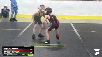 49 lbs Cons. Round 1 - Braylon Warner, Martin Mean Machine vs Jameson Dempsey, Sand Creek WC