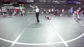 53 lbs 5th Place - Charles Obhof, Ridgewood vs Angelo Straface, Pequannock