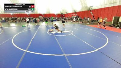 156-157 lbs Round 1 - Peyton Stephenson, Vernon Hills vs Mya Anderson, Cameron