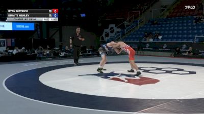 138 lbs Champ. Rd Of 64 - Ryan Dietrick, TN vs Emmitt Henley, VA