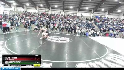 190 lbs Cons. Semi - Gregory Suwyn, Emery vs Isaac McGee, Mountain View