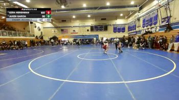 120 lbs Champ. Round 2 - Jaxen Garcia, Encinal vs Ezra Hershman, Northgate