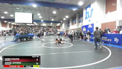 120 lbs Cons. Round 3 - Ezekiel Bayardo, Immanuel vs James Fukuchi, Cerritos