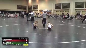 50 lbs Finals (2 Team) - Eli Brown, Indiana Assassins vs Jaxon Jones, AYWO