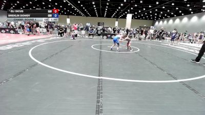 53-56 lbs Champ. Round 1 - Eli Dicus, Raw vs Breklin Dowdy, Greater Heights Wrestling