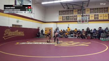 125 lbs Champ. Round 1 - Alijah Ortiz, Fresno City College vs Alexander Osborne, Lassen College